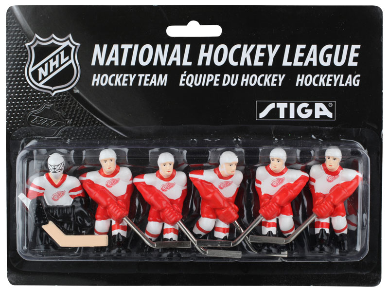 STIGA Detroit Red Wings Table Rod Hockey Players 