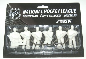 Stiga Paint Your Own White Table Hockey Team Players 7111-9090-40