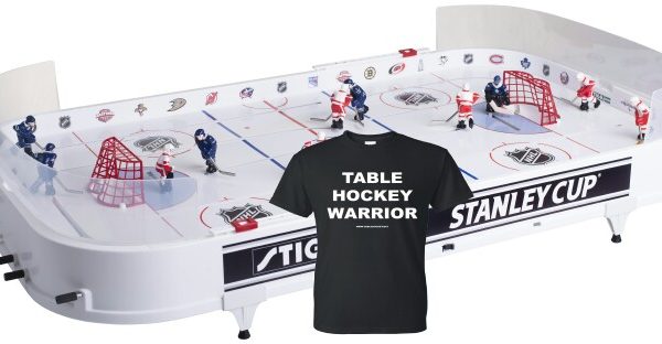 The Gift Package – Stanley Cup Table Hockey Game + T-shirt + marble puck